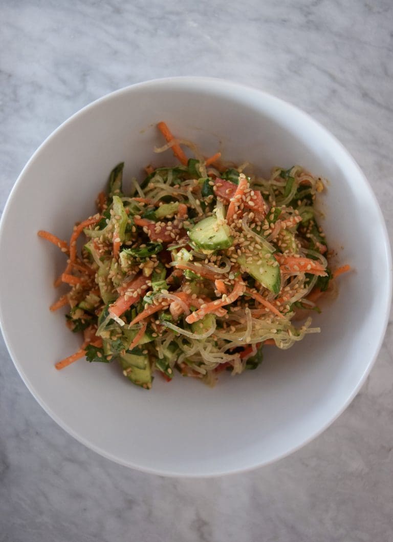 Asian Kelp Noodle Bowl