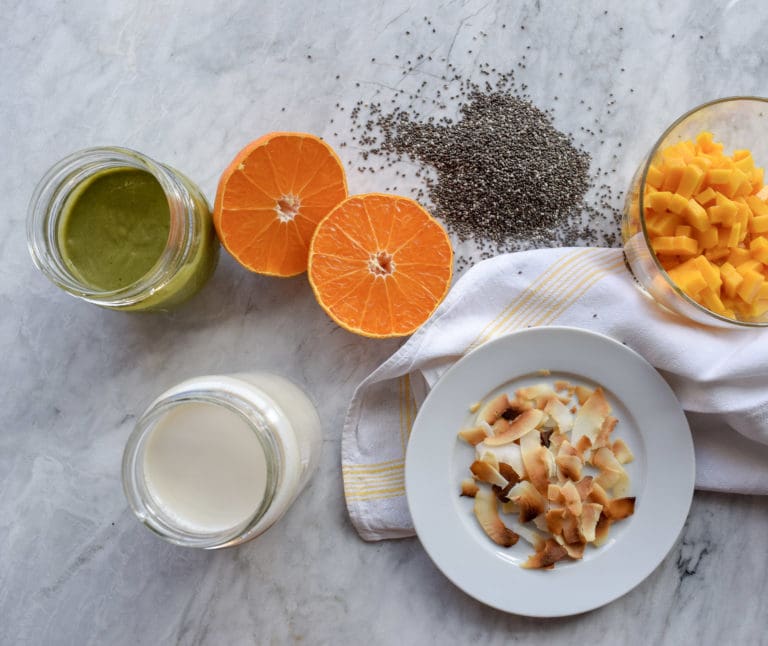 Tropical Layered Chia Pudding