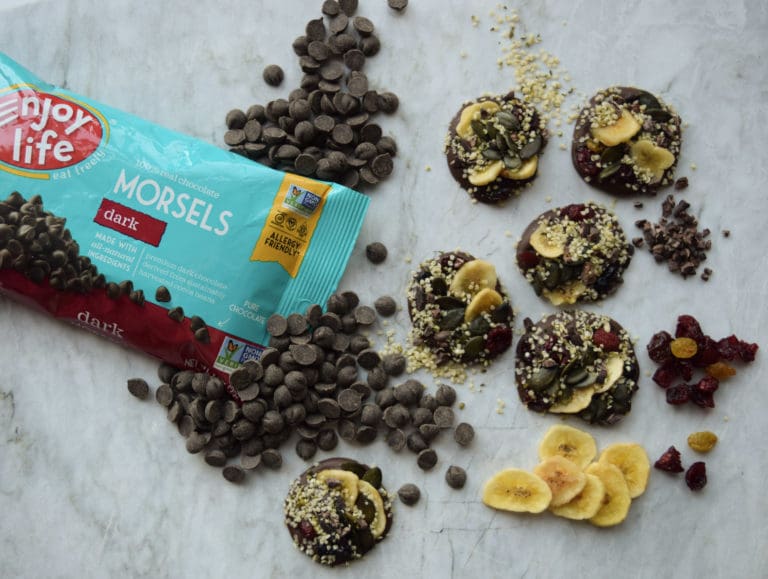 Dark Chocolate Trail Mix Bites (and why chocolate is good for you!)