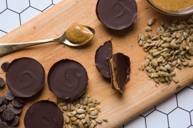 Dark Chocolate Sunflower Seed Butter Cups
