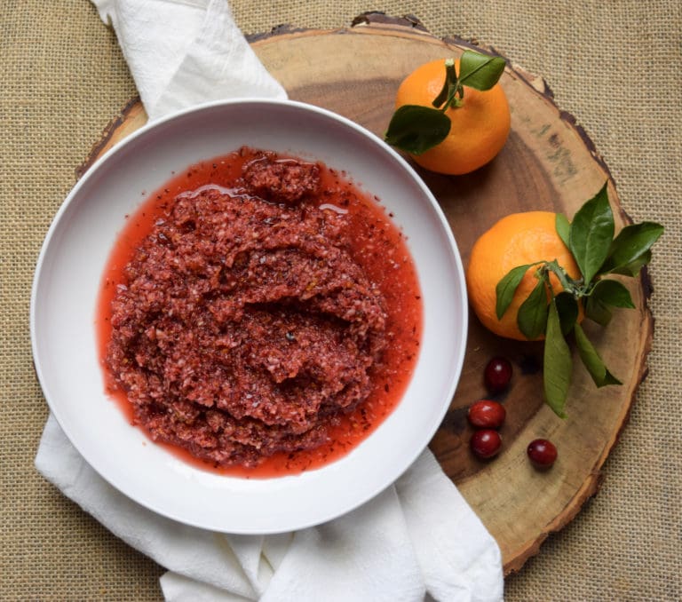 Clementine-Cranberry Sauce