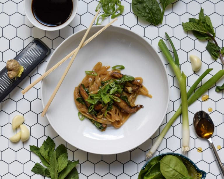 Quarantine Kitchen Series: Ginger-Scallion Noodles