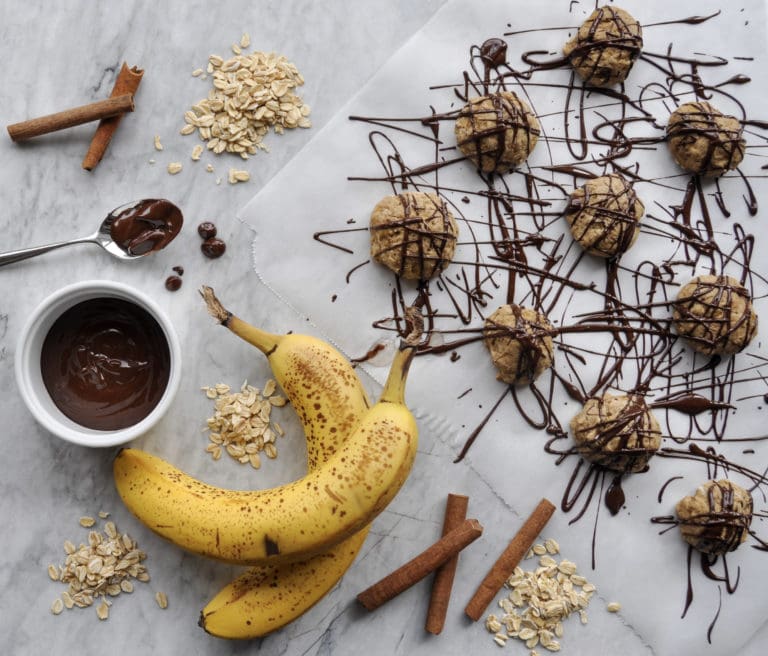 Quarantine Kitchen Series: Dark Chocolate Banana Bread Cookies