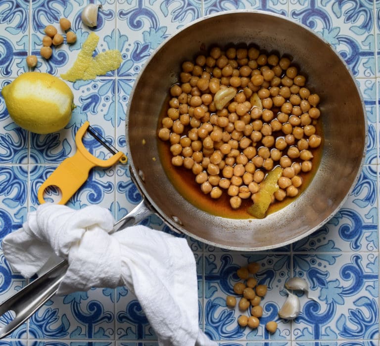 Marinated Chickpeas