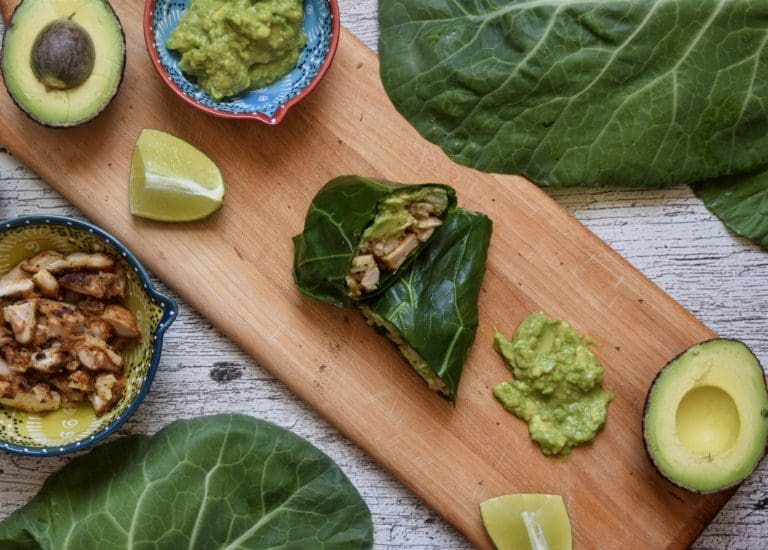 Collard Green Sandwich Wraps