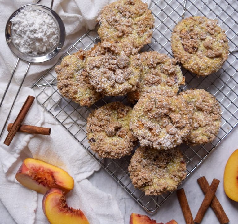 Peach Streusel Muffins