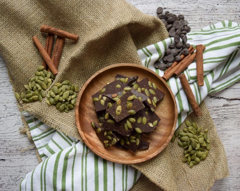 Cinnamon Spiced Chocolate Bark