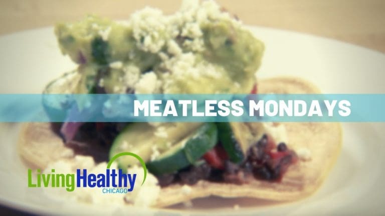 Chef and author Kendra Peterson of Drizzle Kitchen showing Jane Monzures why the Meatless Monday trend is a great one for health