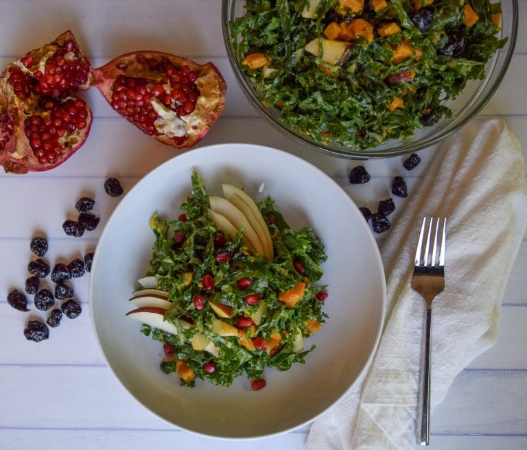 Sweet Winter Kale Salad