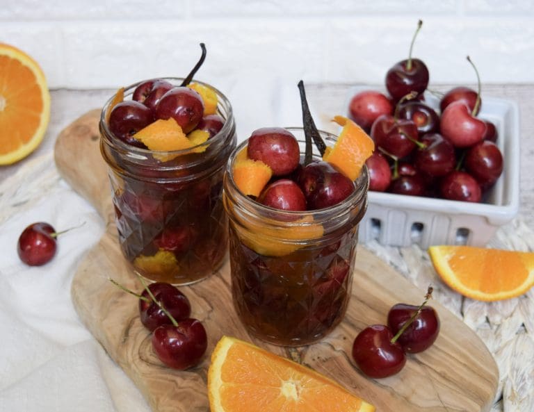 Bourbon Soaked Cherries