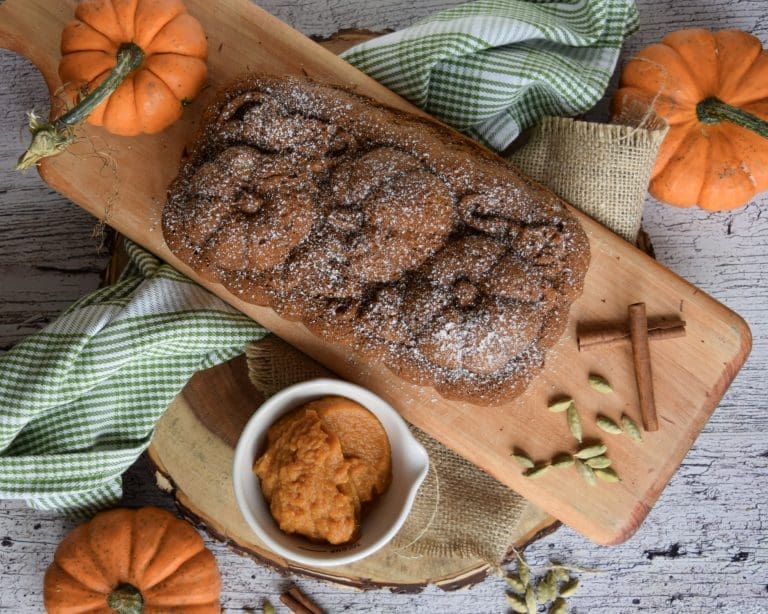 Spice Flecked Pumpkin Bread