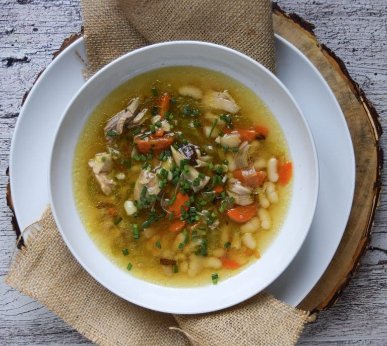 Cozy Chicken Bone Broth Soup
