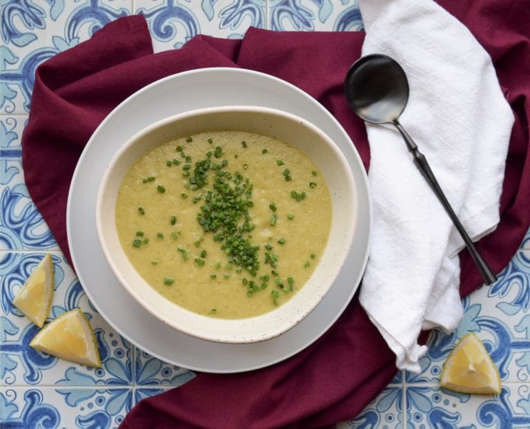 Late Summer Zucchini-Leek Soup