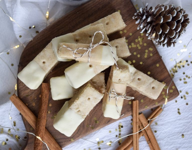 White Chocolate Chai Shortbread