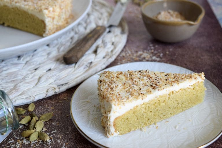 Coconut Cardamom Cake