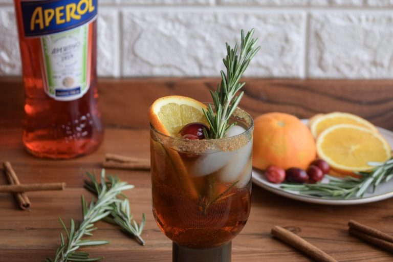 Holiday Aperol Spritz